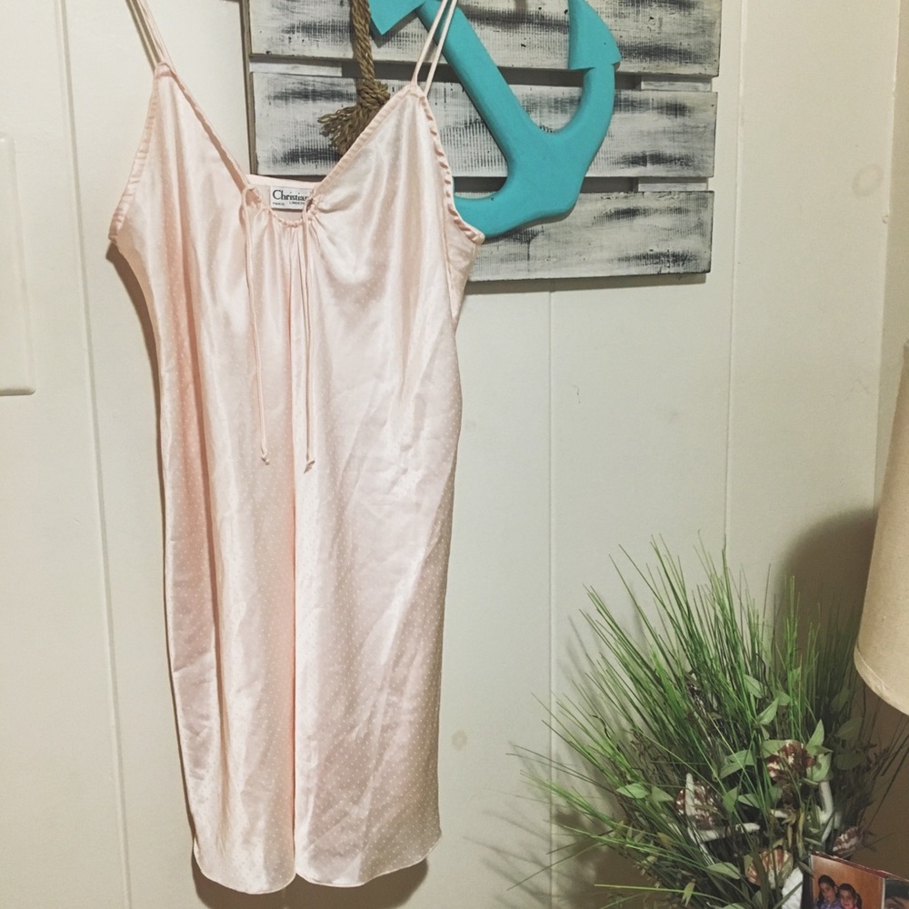 Dior Baby Pink Lingerie Dress